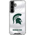 Michigan State University White Jersey Galaxy S26 Clear Case