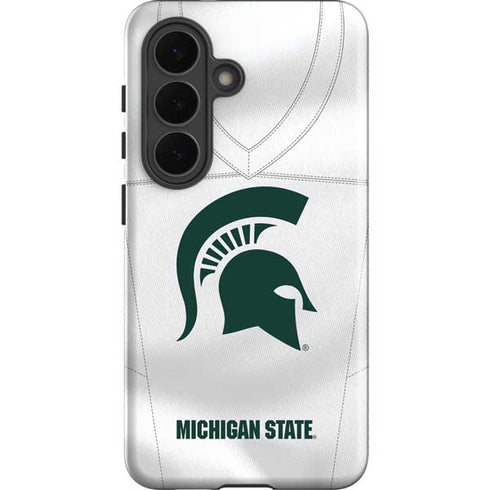 Michigan State University White Jersey Galaxy S26 Impact Case