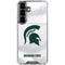 Michigan State University White Jersey Galaxy S26 Plus Clear Case