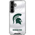 Michigan State University White Jersey Galaxy S26 Plus Clear Case
