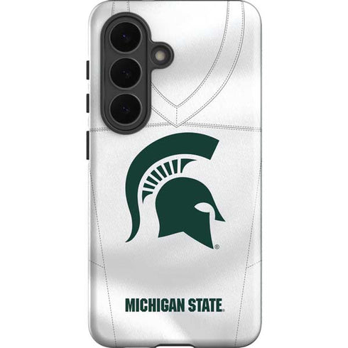 Michigan State University White Jersey Galaxy S26 Plus Impact Case
