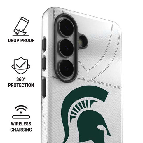 Michigan State University White Jersey Galaxy S26 Plus Impact Case