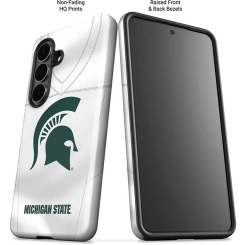 Michigan State University White Jersey Galaxy S26 Plus Impact Case