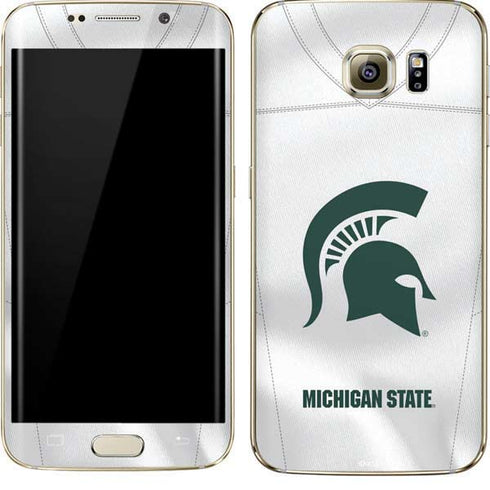 Michigan State University White Jersey Galaxy S7 Edge Skin