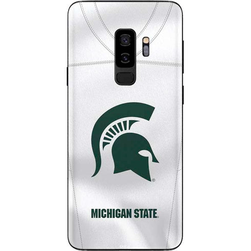 Michigan State University White Jersey Galaxy S9 Plus Skin