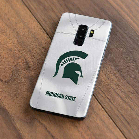 Michigan State University White Jersey Galaxy S9 Plus Skin