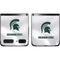 Michigan State University White Jersey Galaxy Z Flip Skin