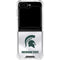 Michigan State University White Jersey Galaxy Z Flip5 5G Clear Case