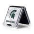 Michigan State University White Jersey Galaxy Z Flip5 5G Clear Case