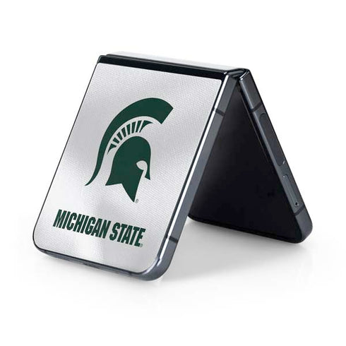 Michigan State University White Jersey Galaxy Z Flip5 5G Skin