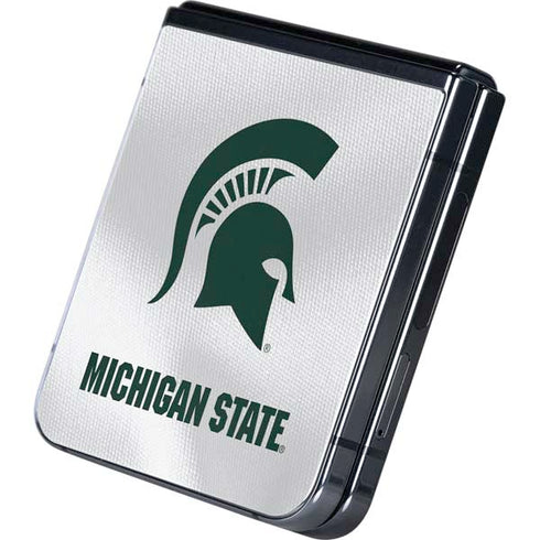 Michigan State University White Jersey Galaxy Z Flip5 5G Skin