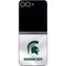 Michigan State University White Jersey Galaxy Z Flip6 Skin