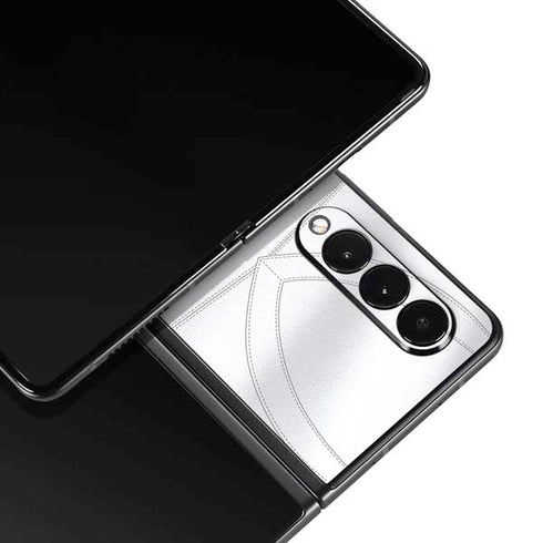 Michigan State University White Jersey Galaxy Z Fold3 5G Skin