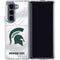 Michigan State University White Jersey Galaxy Z Fold5 5G Clear Case