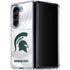 Michigan State University White Jersey Galaxy Z Fold5 5G Clear Case