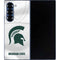 Michigan State University White Jersey Galaxy Z Fold6 Skin