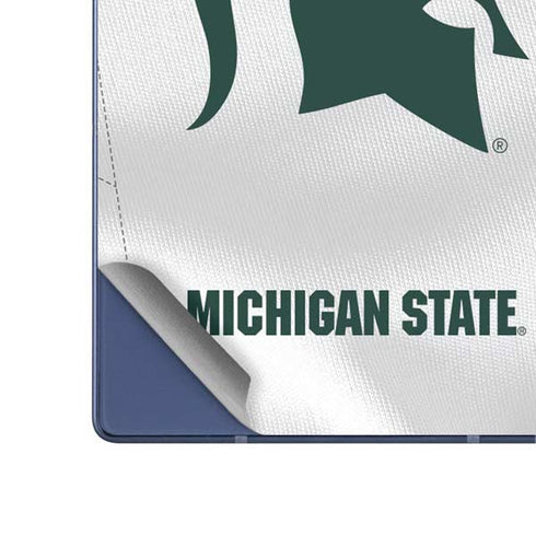 Michigan State University White Jersey Galaxy Z Fold6 Skin