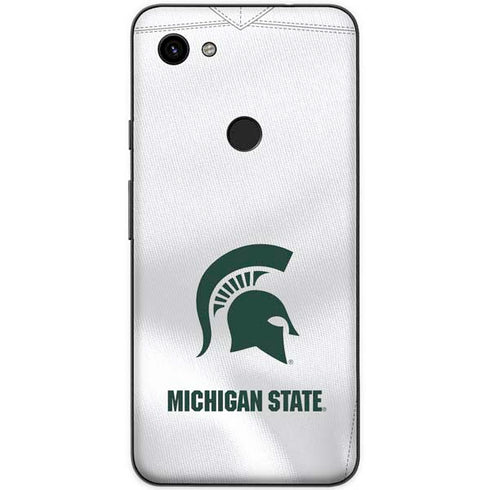 Michigan State University White Jersey Google Pixel 3a Skin