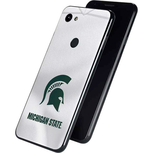 Michigan State University White Jersey Google Pixel 3a Skin
