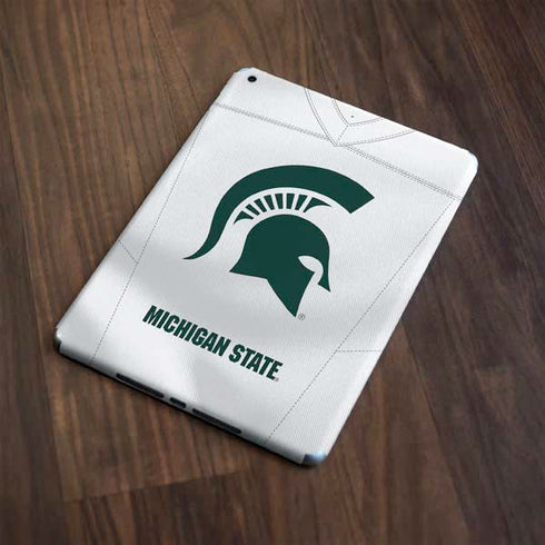 Michigan State University White Jersey Apple iPad Skin