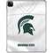 Michigan State University White Jersey iPad Pro 11in (2024) Clear Case