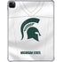 Michigan State University White Jersey iPad Pro 11in (2024) Clear Case