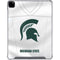 Michigan State University White Jersey iPad Pro 12.9in (2020) Clear Case