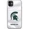 Michigan State University White Jersey iPhone 11 Clear Case