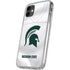 Michigan State University White Jersey iPhone 11 Clear Case