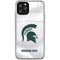 Michigan State University White Jersey iPhone 11 Pro Clear Case