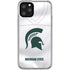 Michigan State University White Jersey iPhone 11 Pro Clear Case