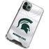 Michigan State University White Jersey iPhone 11 Pro Max Clear Case