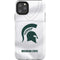 Michigan State University White Jersey iPhone Cases