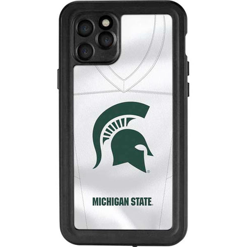 Michigan State University White Jersey iPhone 11 Pro Waterproof Case
