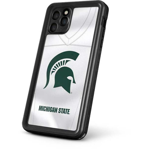 Michigan State University White Jersey iPhone 11 Pro Waterproof Case
