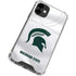 Michigan State University White Jersey iPhone 12 Clear Case