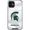 Michigan State University White Jersey iPhone 12 Mini Clear Case