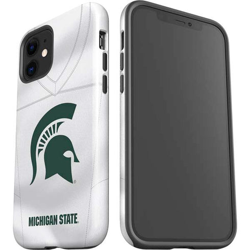 Michigan State University White Jersey iPhone 12 Mini Impact Case