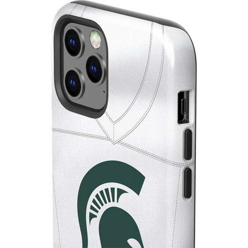 Michigan State University White Jersey iPhone 12 Pro Impact Case