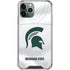 Michigan State University White Jersey iPhone 12 Pro Max Clear Case