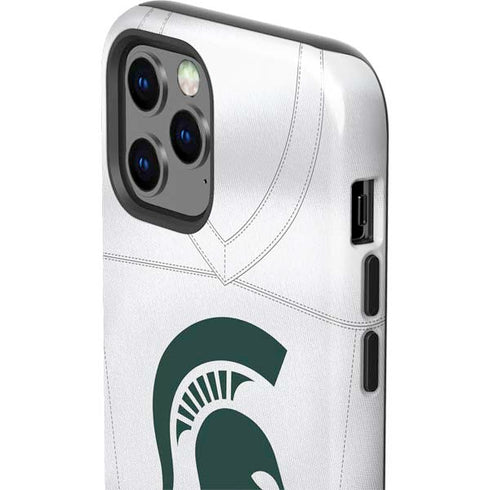 Michigan State University White Jersey iPhone 12 Pro Max Impact Case