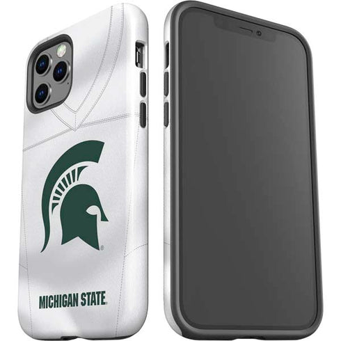 Michigan State University White Jersey iPhone 12 Pro Max Impact Case