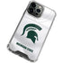 Michigan State University White Jersey iPhone 13 Pro Max Clear Case