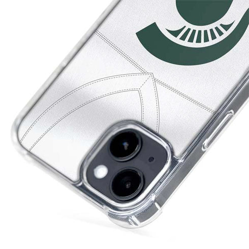 Michigan State University White Jersey iPhone 14 MagSafe Case