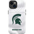Michigan State University White Jersey iPhone 14 Plus Impact Case