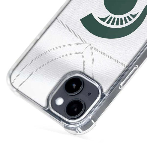 Michigan State University White Jersey iPhone 14 Plus MagSafe Case