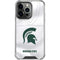 Michigan State University White Jersey iPhone 14 Pro Clear Case