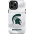 Michigan State University White Jersey iPhone 14 Pro Max Impact Case