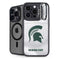 Michigan State University White Jersey iPhone 14 Pro Max Kickstand Case