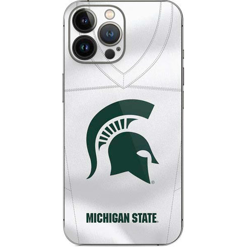 Michigan State University White Jersey iPhone 14 Pro Max Skin